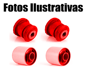 Kit Bucha Balança Bandeja Dianteira Ford Ecosport 2003 2012 Em Poliuretano