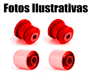 Kit Bucha Balança Bandeja Dianteira Ford Ka 2008 A 2013 Em Poliuretano