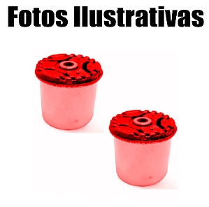 Par Bucha Eixo Traseiro Agile Novo Corsa Hatch E Sedan Em Poliuretano