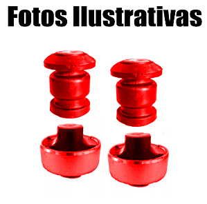 Kit Bucha Bandeja Balança Fiat Toro Jeep Renegade 2015 2019 Em Poliuretano