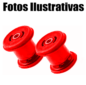 2 Bucha Eixo Suspensão Traseira Palio 1.6 16v Siena 82491065 Em Poliuretano