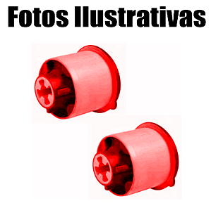 Kit 2 Bucha Eixo Traseiro Ford Fiesta Ecosport 2s655k653bb Em Poliuretano