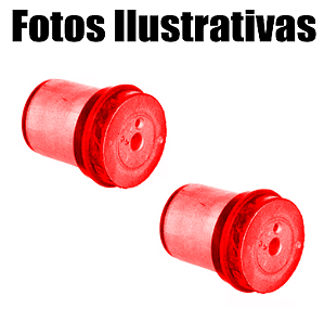 Par Bucha Suspensão Eixo Traseiro Zafira Todas 2006 A 2012 Em Poliuretano