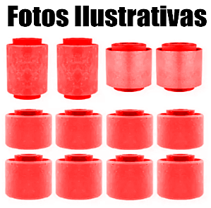 Kit Completo Buchas Suspensão Ford Focus 1999 A 2008 12 Pçs Em Poliuretano