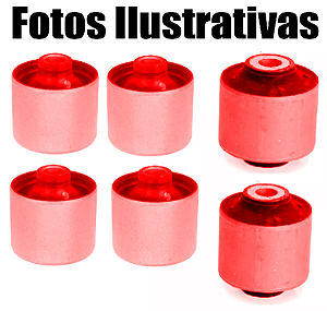 Kit Buchas Braços Suspensão Dianteira Suzuki Jimny 1997/... Em Poliuretano