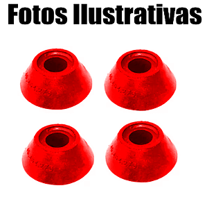 Bucha Coxins Amortecedor Traseiro Palio Siena Argo Mobi Uno Em Poliuretano