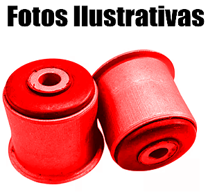 Kit Bucha Braço Inferior Suspensao Dianteira Wrangler Em Poliuretano