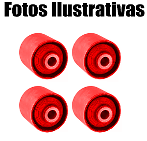 4 Buchas Do Link Traseiro Tracker Vitara Sidekick 1ª Linha Em Poliuretano