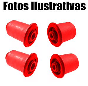 Buchas Bandeja Dianteira Chevrolet Tracker 2001 A 2009 Em Poliuretano