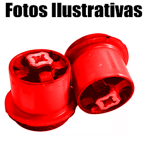 Bucha Eixo Traseiro Par Vw Polo Classic 97/01  Vw Em Poliuretano