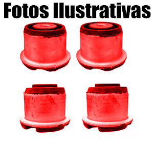 Kit Bucha Quadro Da Suspensão Traseira Vectra 1997 A 2005 Em Poliuretano