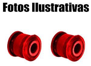 Buchas Borracha Setor Direção Pajero Full 2001 02 03 04/... Em Poliuretano