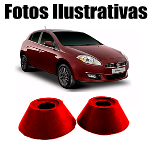 Par Coxim Amortecedor Traseiro Fiat Bravo 2011 A 2017 Todos Em Poliuretano