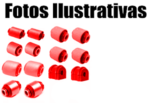 Kit Buchas Suspensão Traseira Hyundai I30 I30cw Kia Magentis Em Poliuretano