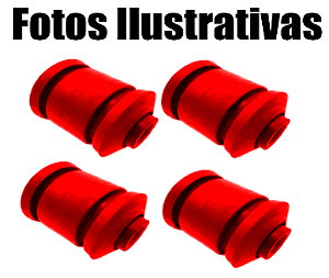 Jogo Buchas Bandeja Traseira Suzuki Vitara 1991 A 1999 4 Und Em Poliuretano