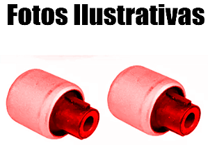 Par Buchas Braço Retos Dianteiros Bmw X1 I18 I20 2008 A 2015 Em Poliuretano