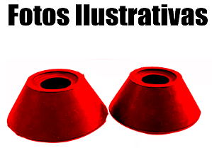 Kit Coxim Amortecedor Traseiro Fiat Stilo 2003 2011 5176635 Em Poliuretano