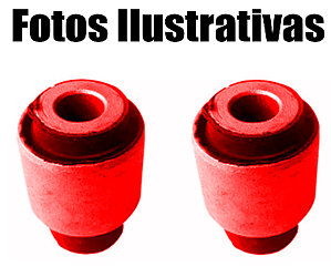 Par Buchas Menores Bandeja Dianteira Peugeot 106 Todos Em Poliuretano