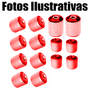 Buchas Suspensão Traseira Fiat Tempra Sedã 1992 A 1999 Em Poliuretano