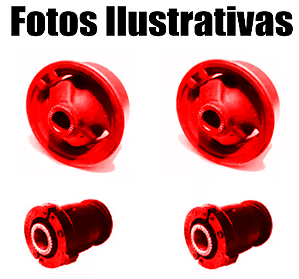 Bucha Bandeja Balança Dianteira Corolla 2009/2014 - 4pçs Em Poliuretano