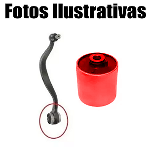 Bucha Do Braço Curvo Dianteiro Ford Fusion 2006 2007 2008 Em Poliuretano