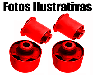 4 Buchas Bandeja Kia Magentis Carens 2007 2008 2009 2013 Em Poliuretano