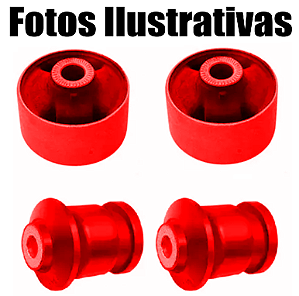 Kit Bucha Bandeja Dianteira Chery Arrizo 5 2018 2019 2020 21 Em Poliuretano