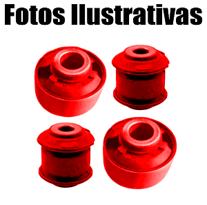 Kit 4 Buchas Da Bandeja Balança Honda Fit Ano 2005 2006 2007 Em Poliuretano