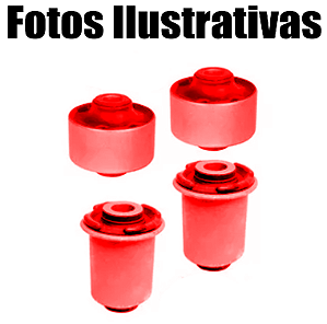 Kit 04 Buchas Balança Dianteira Sorento 2009 2010 2011 2012 Em Poliuretano