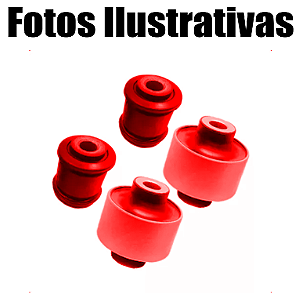 Kit 4 Buchas Da Bandeja Balança Renault Master 2014 À 2023 Em Poliuretano