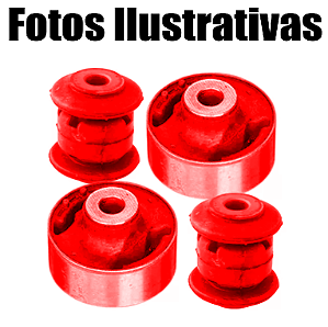 Kit 4 Buchas Da Bandeja Balança Honda Wrv 2016 2017 2018 19 Em Poliuretano