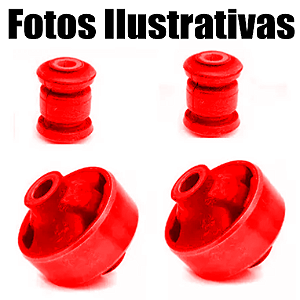 Kit 4 Buchas Balança Bandeja Honda Hrv Elx 2015 / 2020 Em Poliuretano
