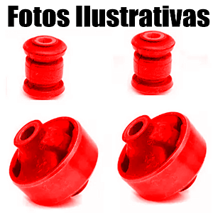 Kit 4 Buchas Da Balança Dianteira Ix35 Kia Sportage Sonata Em Poliuretano