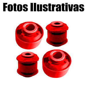 Bucha Da Balança Bandeja Leque Honda Fit Ano 2002 Até 2008 Em Poliuretano