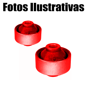 Kit 2 Buchas Da Bandeja Balança Leque Outlander 2008 2009 Em Poliuretano