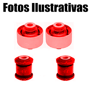 Kit 04 Bucha Da Bandeja Balança New Civic 2014 2015 2016 Em Poliuretano