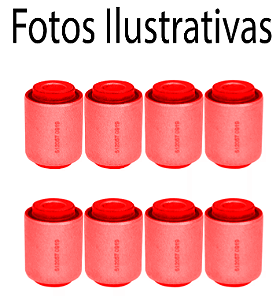 Bucha Braço Sup Tras Toyota Land Cruiser Prado 02-09 Kit C/8 em Poliuretano