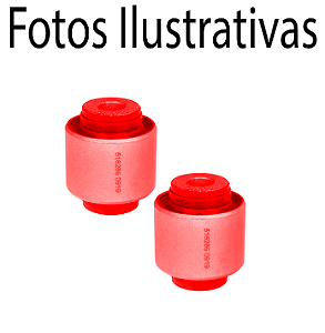 Par Bucha Braço Superior Traseiro Santa Fe 3.3 2013 A 2018 em Poliuretano