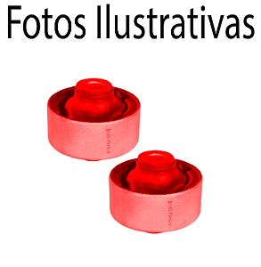 Par Bucha Bandeja Inf Diant Honda Accord 3.5 V6 2008-2012 em Poliuretano