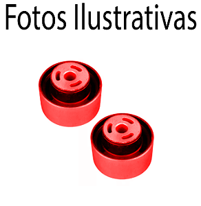 Par Bucha Traseira Bandeja Dianteira Dodge Journey Após 2008 em Poliuretano