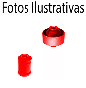 Kit C/2 Bucha Bandeja Dianteira Outlander 3.0 V6 2007 A 2012 em Poliuretano