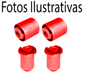 Buchas Bandeja Inferior Traseira Land Rover Discovery 4 Kit em Poliuretano