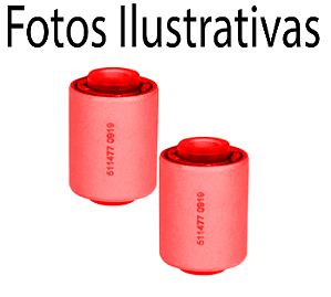 2 Bucha Bandeja Dianteira Subaru Legacy 2.0 94-99 20201aa000 em Poliuretano