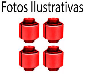 Kit Bucha Braço Inferior Traseiro Do Ix35 Sportage 2010/15 em Poliuretano