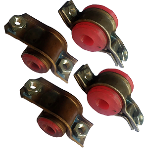 Kit 4 Buchas Bandejas Balança Diant. Marea/tipo/tempra/brava em Poliuretano