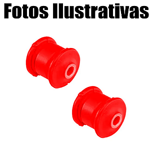 Kit Buchas Da Bandeja eixo traseiro e barra estabilizadora Prisma 2007 2008 2009 2010