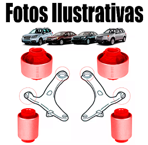 Kit Buchas Bandeja Dianteira Subaru Impreza 2.0 Sw 2008-2018