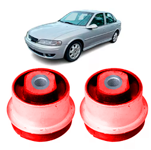 Bucha Eixo Traseiro Gm Vectra 1996 97 98 99 00 01 02 05 Par em Pu Poliuretano