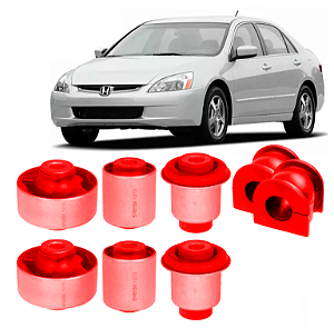 Kit Bucha Bandeja Inferior Dianteira Honda Accord 2003/2007 em Pu Poliuretano