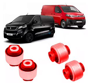 Kit Buchas Bandeja Citroen Jumpy Peugeot Expert em Pu Poliuretano